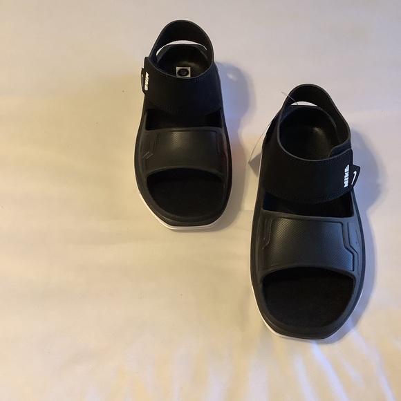 Black Sandals with Velcro Strap - Picture 11 of 11